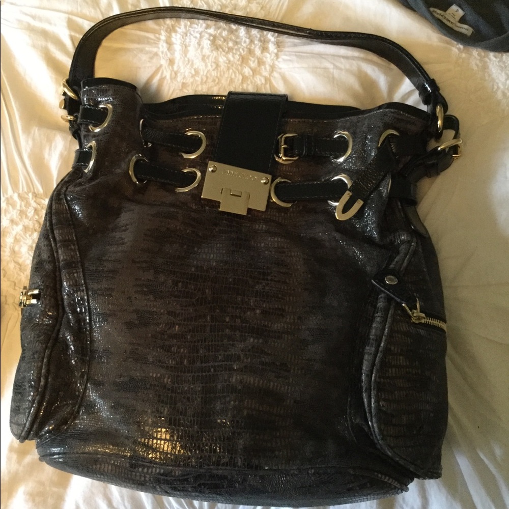 Jimmy Choo Python Ramona Bucket Bag - Picture 5 of 8